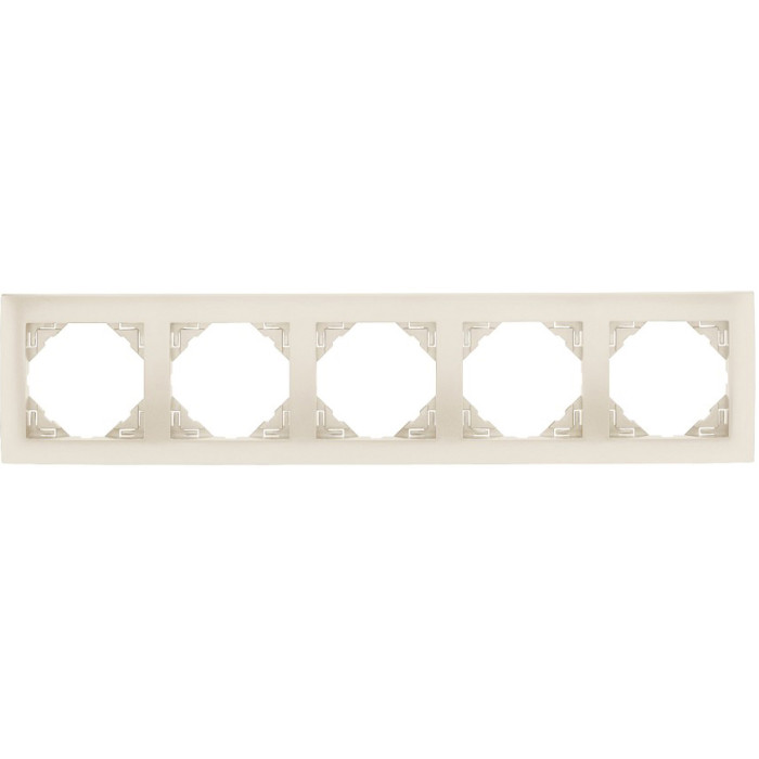 Рамка 5-кратна універсальна LOGUS металік перламутровий, 90950 TPE