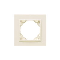 Рамка одинарна ANIMATO слонова кістка, 90910 TMM