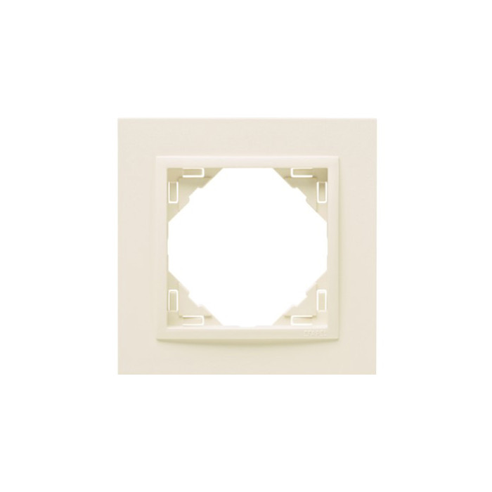 Рамка одинарна ANIMATO слонова кістка, 90910 TMM