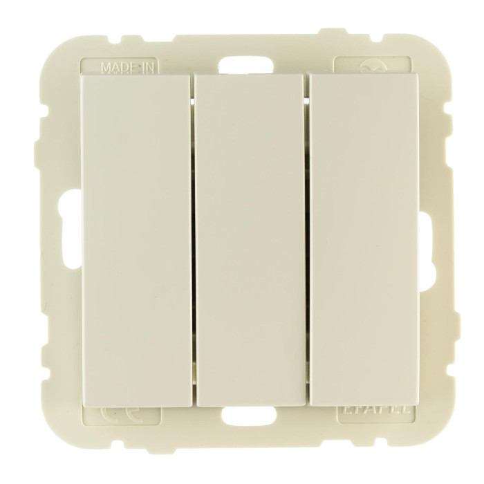 Вимикач 3кл. LOGUS 10АХ, 250V слонова кістка	 21088 TMF