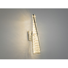 Унікальний настінний кришталевий LED світильник, 15W, золото