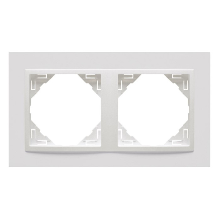 Рамка подвійна ANIMATO білосніжна, 90920 TBB