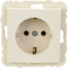 Розетка одинарна з з/к.  LOGUS 16А, 250V слонова кістка	 21131 TMF