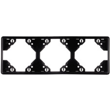 Рамка 3-на горизонтальна Efapel Apolo чорний матовий	 50931 TPM