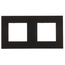 Рамка подвійна EFAPEL QUADRO чорний матовий, 45920 TPM