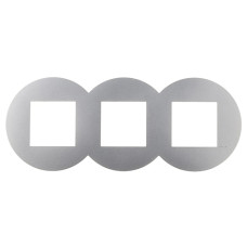 Рамка потрійна EFAPEL QUADRO Siza Vieira алюміній, 45931 TAL