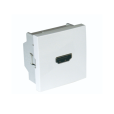 Розетка HDMI одинарна EFAPEL QUADRO 2 MOD 1080P білий глянцевий, 45436 SBR