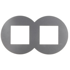 Рамка подвійна EFAPEL QUADRO Siza Vieira алюміній, 45921 TAL