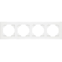 Рамка 4-кратна універсальна LOGUS білосніжна, 90940 TBR