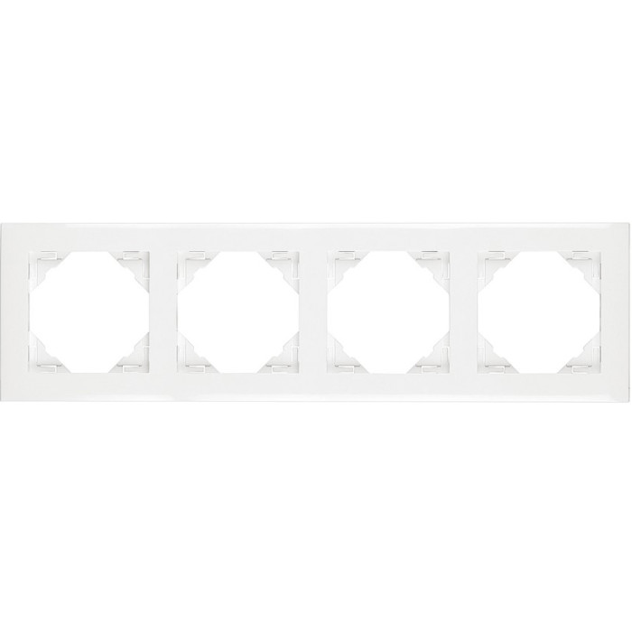 Рамка 4-кратна універсальна LOGUS білосніжна, 90940 TBR