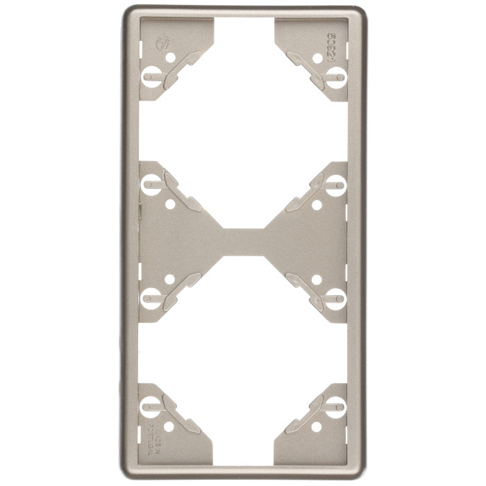 Рамка 2-на вертикальна Efapel Apolo шампань	 50922 TCH