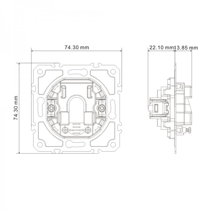 Вивід кабелю Ardero ER161C-W Soft білий