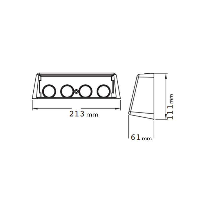 Світлодіодний світильник фасадний на сонячній батареї MALIBU-8 3CCT