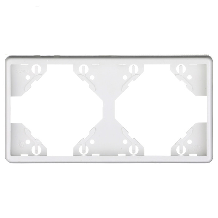 Рамка 2-на горизонтальна Efapel Apolo білий глянцевий 	50921 TBR