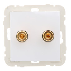 Розетка аудіо LOGUS стерео білий	 21220 TBR