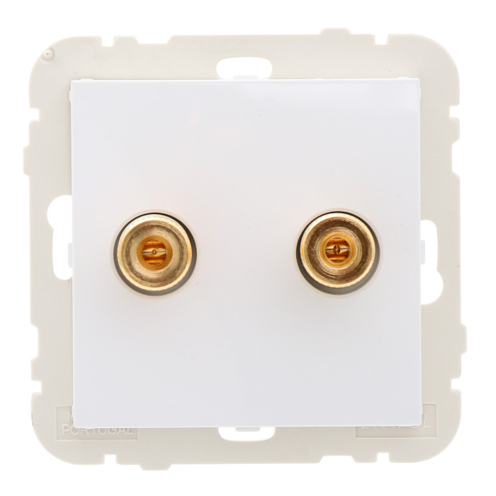 Розетка аудіо LOGUS стерео білий	 21220 TBR