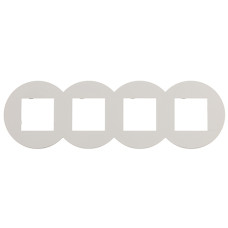 Рамка чотиримісна EFAPEL QUADRO Siza Vieira білий матовий, 45941 TBM