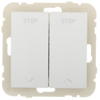 Вимикач жалюзі LOGUS білий	 21290 TBR