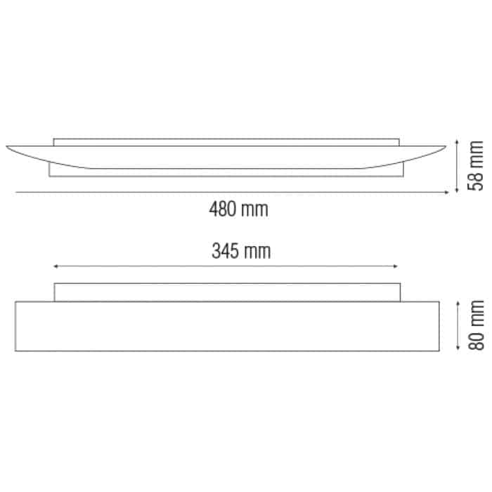 Світлодіодний світильник настінний RODOS-12