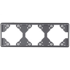 Рамка 3-на горизонтальна Efapel Apolo металік графітовий	 50931 TGR