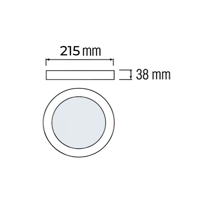Світлодіодний світильник CATALINA-24 3CCT 24W білий