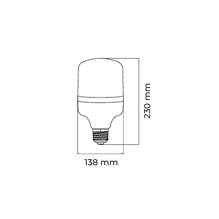 Світлодіодна лампа TORCH-100 100W E27 6400К