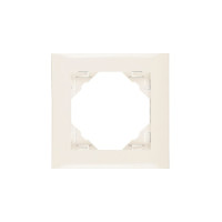 Рамка одинарна універсальна LOGUS слонова кістка, 90910 TMF