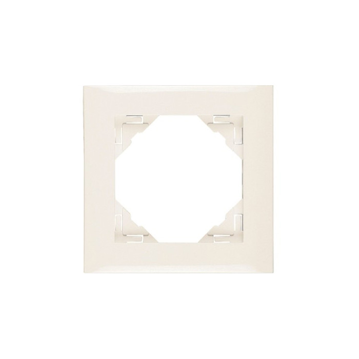 Рамка одинарна універсальна LOGUS слонова кістка, 90910 TMF