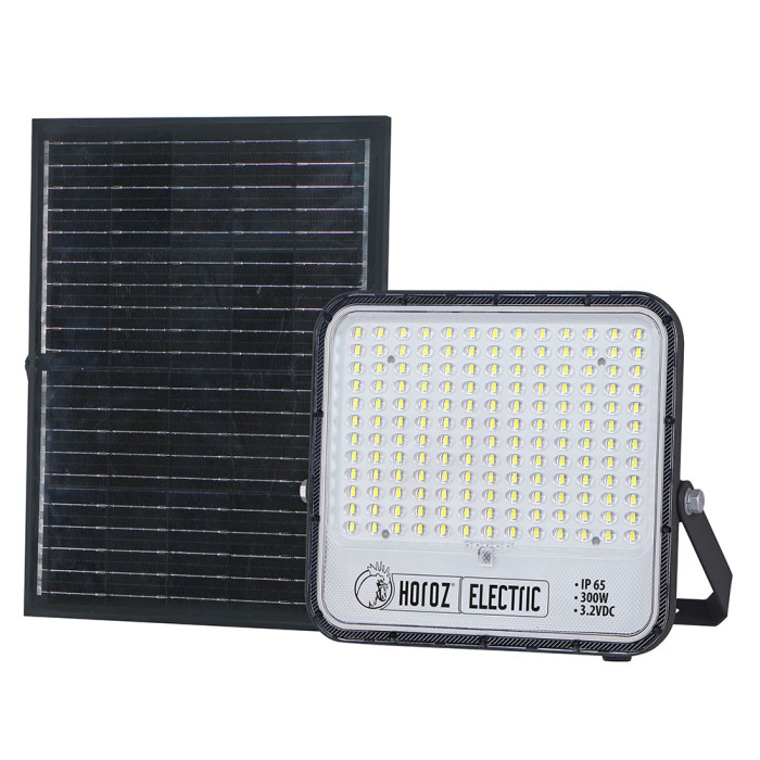 Прожектор світлодіодний з сонячною панеллю TIGER PRO-300 300W 6400K