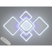 Пристельова люстра Серія 8060 біла LED пульт дімер 95Вт