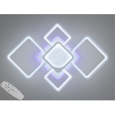 Пристельова люстра Серія 8060 біла LED пульт дімер 95Вт