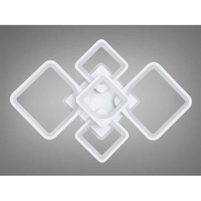 Пристельова люстра Серія 8060 біла LED пульт дімер 95Вт