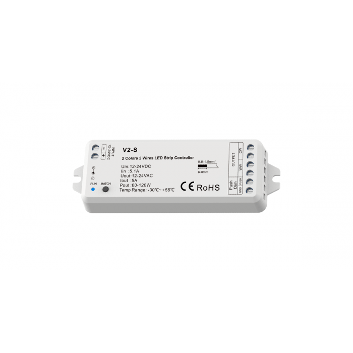 LED-контролер DEYA RF CCT 12-24VDC, PUSH-DIM (V2-S)