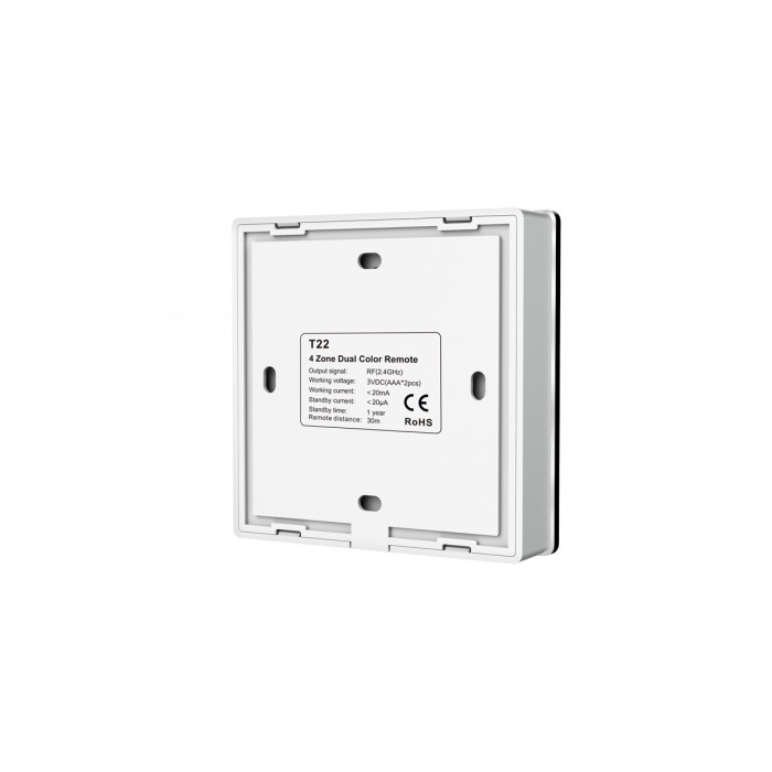 Сенсорна Панель CCT контролера DEYA на 4 зони (T22), чорна