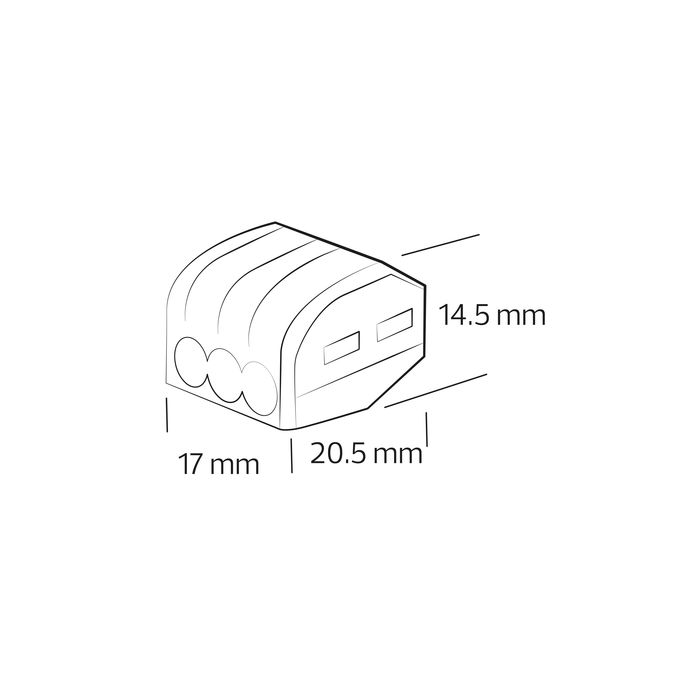 Роз'єм 3-х полюсний CONNECTOR-3