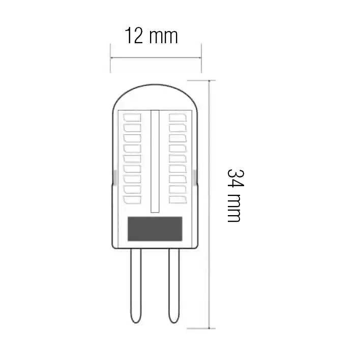 Cвітлодіодна лампа MICRO-2 1.5W G4 6400К