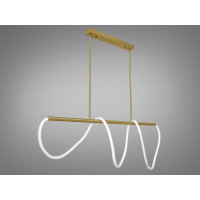 Модна новинка люстра лед для спальні шланг, 32W, бронза