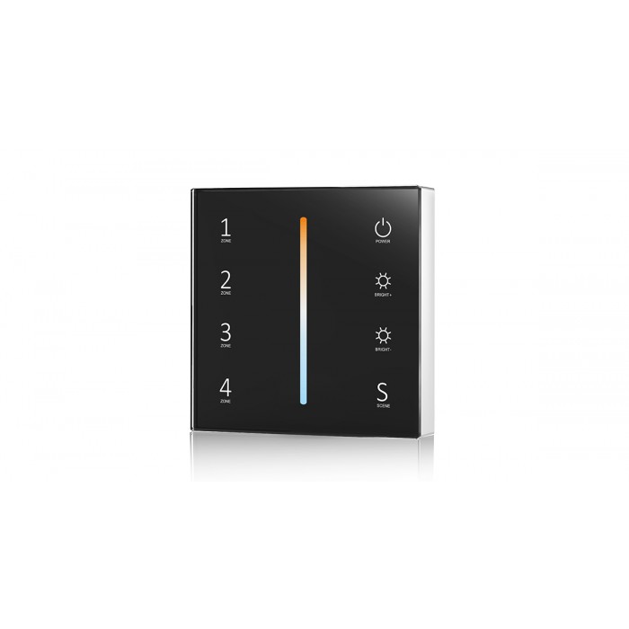 Сенсорна Панель CCT контролера DEYA на 4 зони (T22), чорна