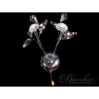 АКЦІЯ! Естетично привабливе, стильне, якісне галогенне бра, хром