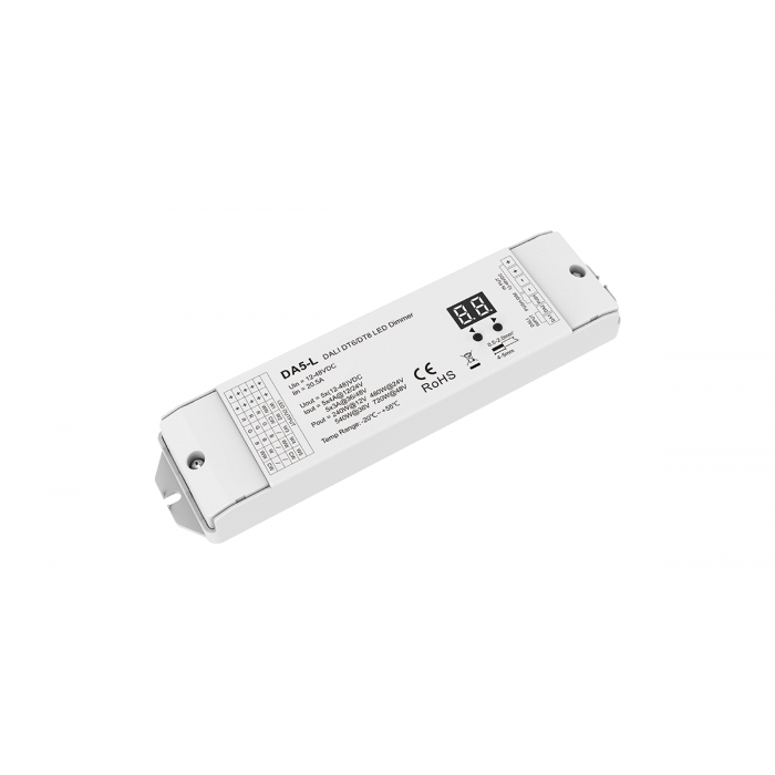 LED-димер DEYA 12-48VDC, 4A*5CH DT6/DT8 (DA5-L)
