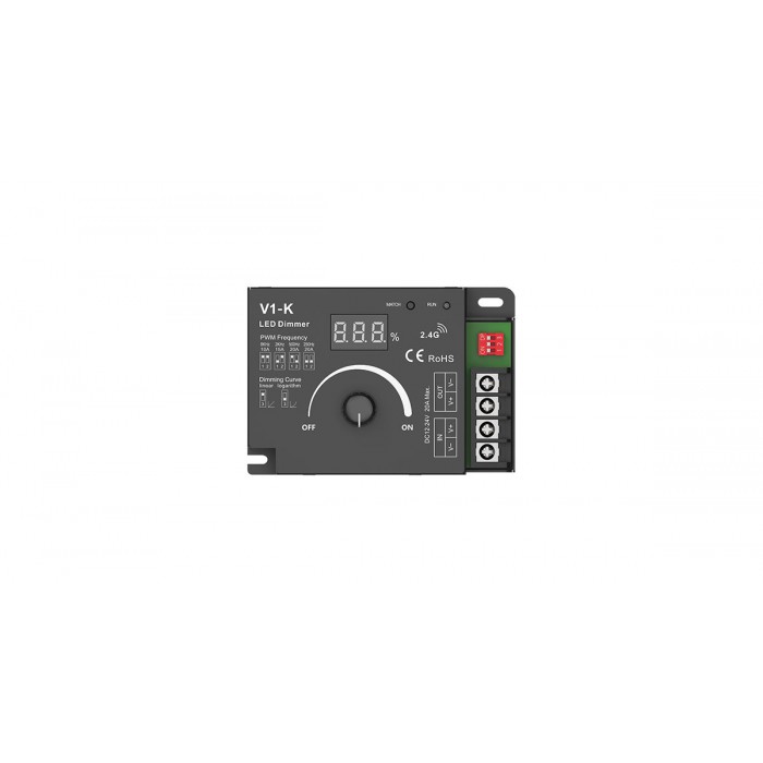 LED-контролер DEYA 12-24VDC, 20A*1CH, (V1-K)