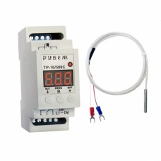 Терморегулятор для високих температур на DIN-рейку Rubezh ТР-16/500C (16А, 220В, до 500°C)