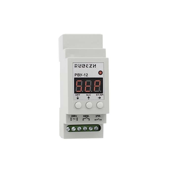 Реле часу на DIN-рейку Rubezh РВУ-12 (12А, 220В)