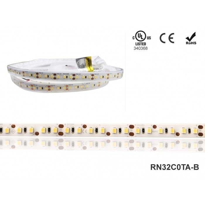 LED стрічка RISHANG 120-2835-12V-IP67 8,6W 630Lm 2700K 5м (RN32C0TA-B-SW)