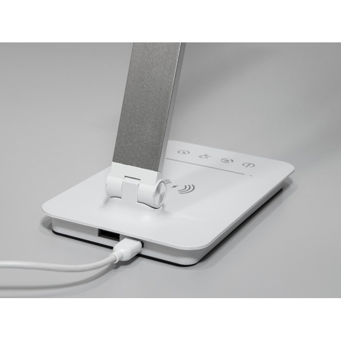 Світлодіодна настільна нічна лампа з usb зарядкой, таймером, дімером