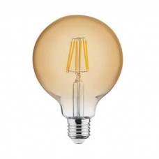 Світлодіодна лампа FILAMENT RUSTIC GLOBE-6 6W E27 2200К, Лампи світлодіодні