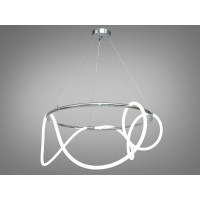 Суперсучасна світлодіодна люстра шланг на круглому підвісі потужніст�