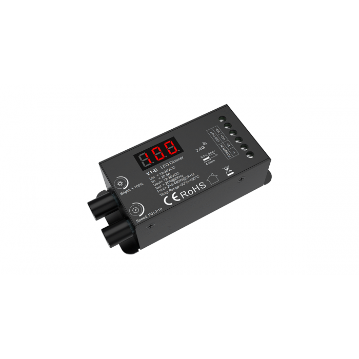 LED-контролер DEYA 12-24VDC, 20A*1CH (V1-B)