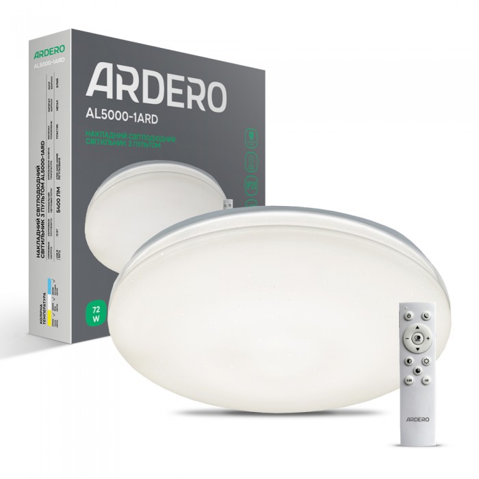 Світлодіодний світильник Ardero AL5000-1ARD MONO 72Вт білий Світлодіодний світильник Ardero AL5000-1ARD MONO 72Вт білий