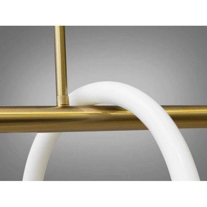 Мінімалістична світлодіодна люстра на кухню над обіднім столом, 32W